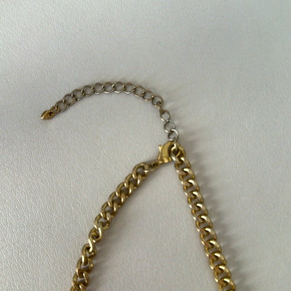 Stunning statement necklace with faux jewels in brown, teal and black✨ - Picture 5 of 6